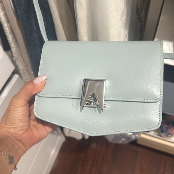 ALAÏA
Le Papa Small leather crossbody bag $3100 blue - Picture 6 of 9